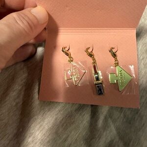 Prada Gold and Red Beauty Charms